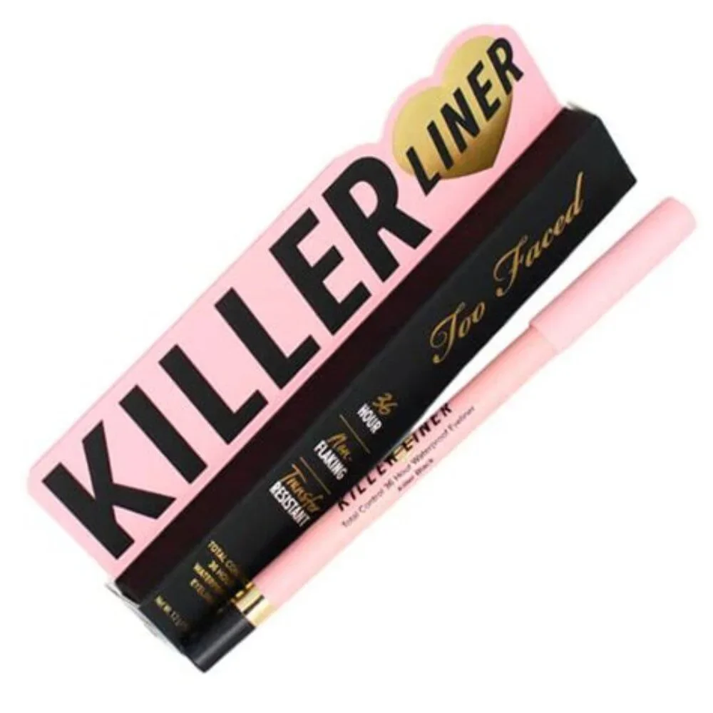 TOO FACED Killer liner longwear KILLER STORM NIB grey charcoal